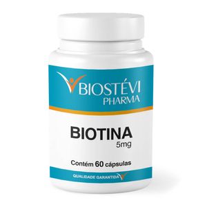 Biotina 5mg 60 cápsulas