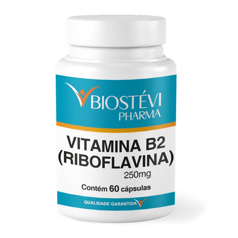 Vitamina B2 (Riboflavina) - 60 Cápsulas | Biostévi Pharma - Biostévi