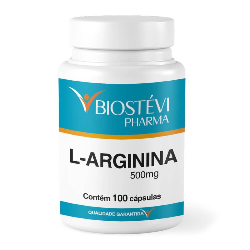 L Arginina Aspartato 500mg 100 Cap Aminoácido Importante Biostévi 8990