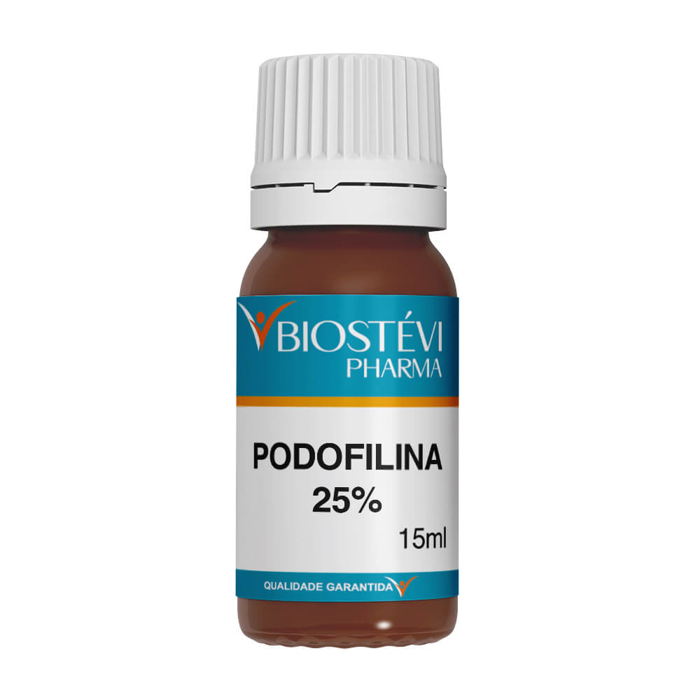 Podofilina 25% 15ml - Tratamento de verrugas