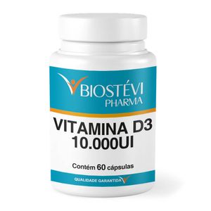 Vitamina d3 10.000ui 60 cápsulas