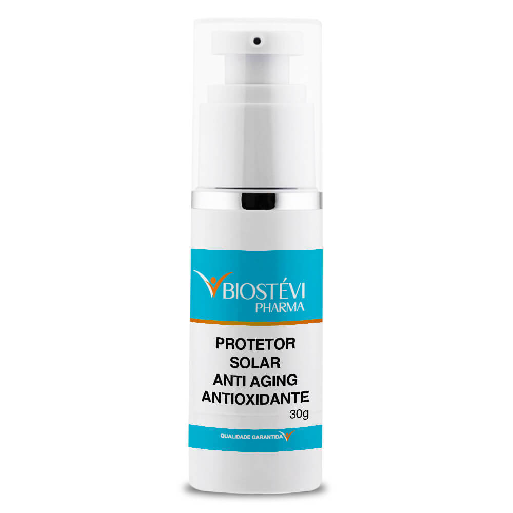 Protetor Solar Anti Aging Antioxidante Uva Uvb Ir 30g Biostévi