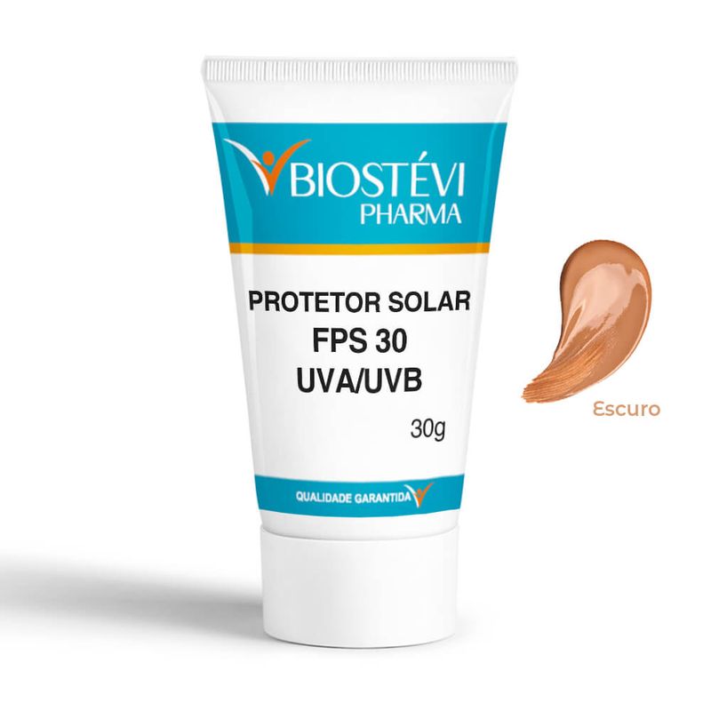 Protetor-solar-fps30-uva-uvb-escuro-30g