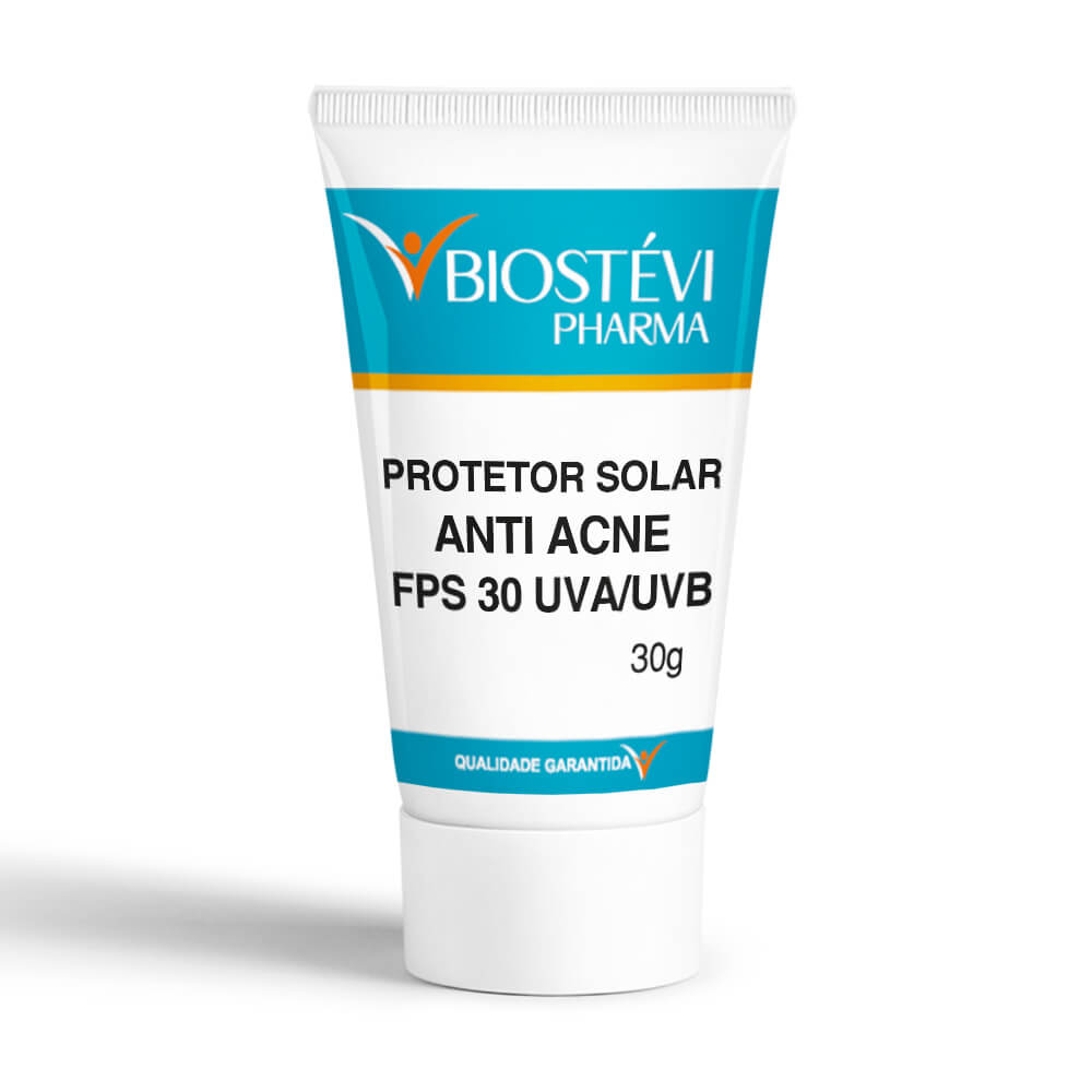 Protetor Solar Anti Acne Fps 30 Uva Uvb Previne Acne Biostévi