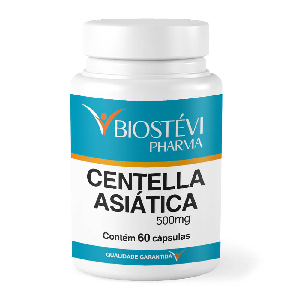 Centella Asiatica 500mg 60 Cápsulas Ativo Natural Biostévi 5517