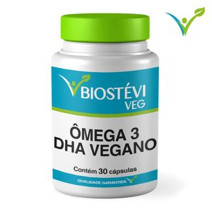 Ômega 3 Vegano DHA 30 Cápsulas