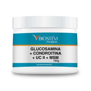 Glucosamina + Condroitina + UC II + MSM 180g