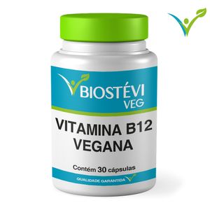 Vitamina B12 - Metilcobalamina Vegano 30 Cápsulas