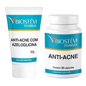 Kit anti-acne + anti-acne com azeloglicina