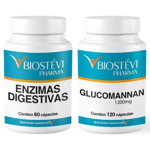 Kit enzimas digestivas + glucomannan