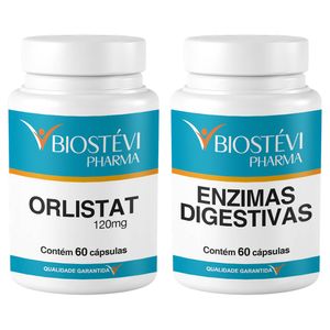 Kit Orlistate + Enzimas Digestivas