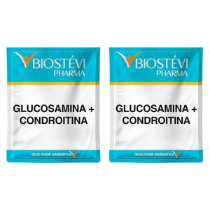 Kit 2  glucosamina + condroitina 30 sachês cada