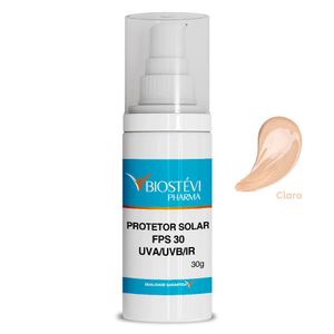 Protetor solar fps 30 uva/uvb/ir com cor (claro) 30g