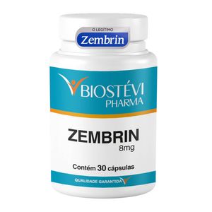 Zembrin 8mg 30 Cápsulas - com selo de autenticidade
