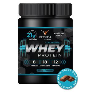 Whey Protein Concentrado 80% Proteína 962g - Sabor Chocolate