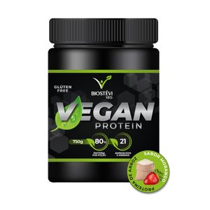 Proteína em Pó Vegana do Arroz - Sabor Morango