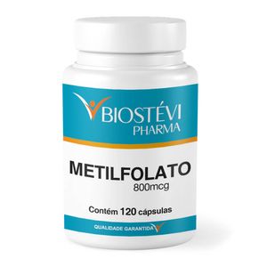 Metilfolato 800mcg 120 cápsulas - Vitamina B9