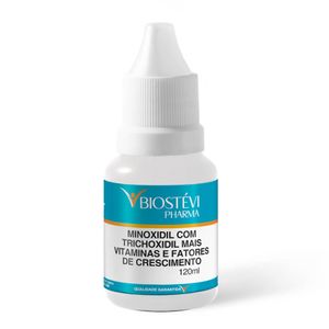 Minoxidil com Trichoxidil mais Vitaminas e Fatores de Crescimento (Sem Álcool) 120ml