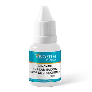 Minoxidil capilar max com fatores de crescimento 60ml