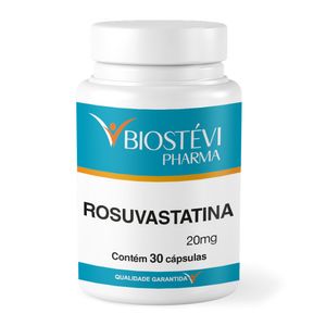Rosuvastatina 20mg 30 Cápsulas - Redutor de Colesterol