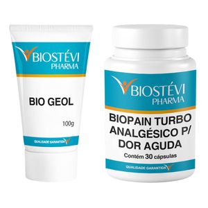 Kit Bio Geol + Composto Turbinado para Dor Aguda