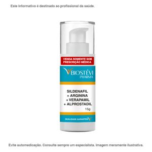 Pomada  Feminina Sildenafila + Arginina + Verapamil + Alprostadil - 15g