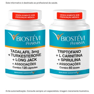 Kit Composto para Auxiliar a Produção Natural da Testosterona Endógena e Composto Auxiliar para reduzir apetite