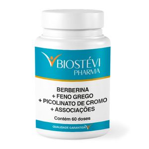 (Berberina Plus) Berberina + Feno Grego + Picolinato de Cromo - 60 doses