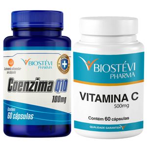 Kit Coenzima Q10 100mg + Vitamina C
