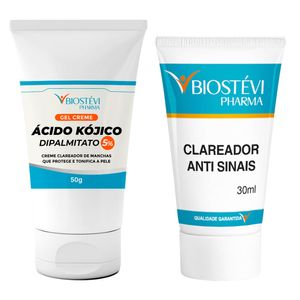 Kit ácido kójico + sérum clareador anti sinais