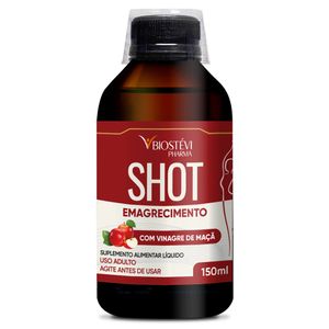 Shot de Emagrecimento com Vinagre de Maçã, Gengibre, Laranja Moro e Associações - 150ml