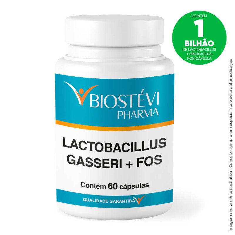 Lactobacillus Gasseri + Fos - 60 Cápsulas - Biostévi