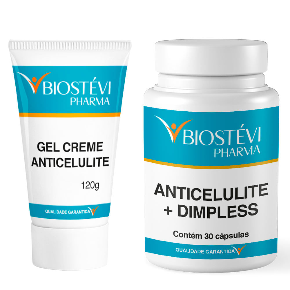 Kit Anticelulite Gel Creme mais Anticelulite + Dimpless