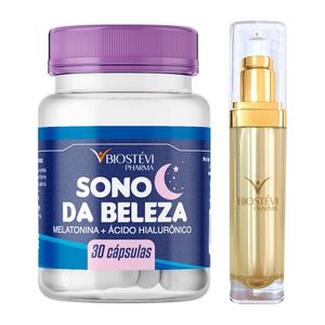 Kit Sono da Beleza 30 Cápsulas + Creme Anti Aging Noturno Premium 30g