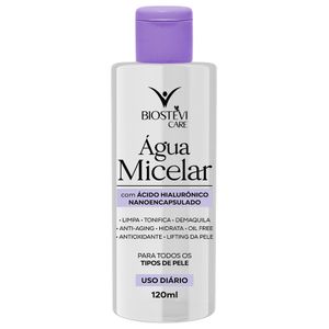 Água Micelar com Ácido Hialurônico Nanoencapsulado 120ml