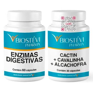 Kit Enzimas Digestivas + Xô Inchaço