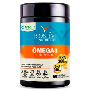 Ômega 3 Premium | EPA 360mg DHA 240mg - 60 Cápsulas com selo MEG-3 - Nutrition