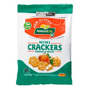 Mini Cracker Cebola e Salsa 70g (Vegano Sem Glúten) Kodilar