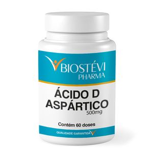 Ácido D Aspártico 500mg 60 Doses