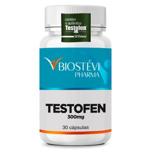 Testofen 300mg 30 Cápsulas - com selo de autenticidade