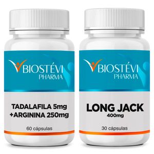 Kit | Tadalafila com Arginina + Long Jack