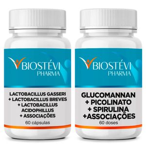Kit Lactobacillus para Emagrecimento + Controle de Apetite Turbo