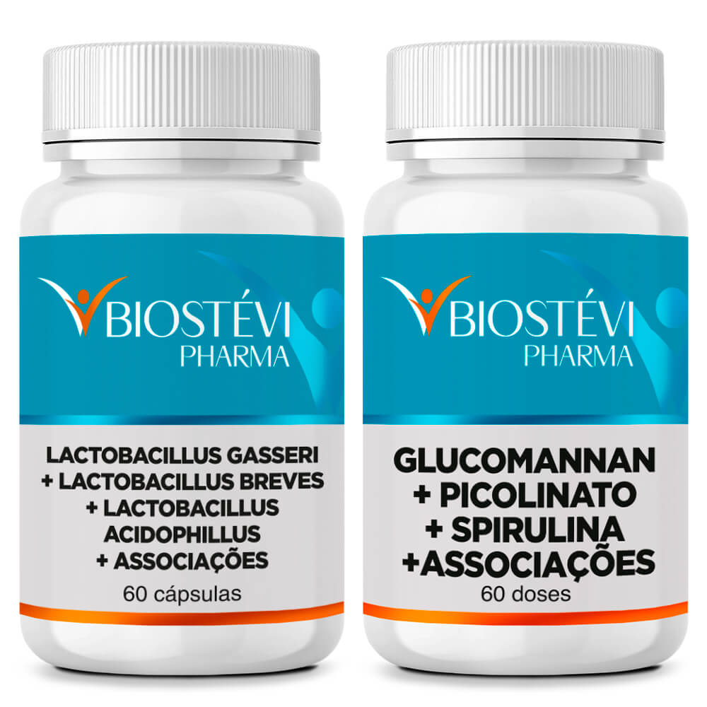 2353 - Kit Lactobacillus para Emagrecimento + Controle de Apetite Turbo