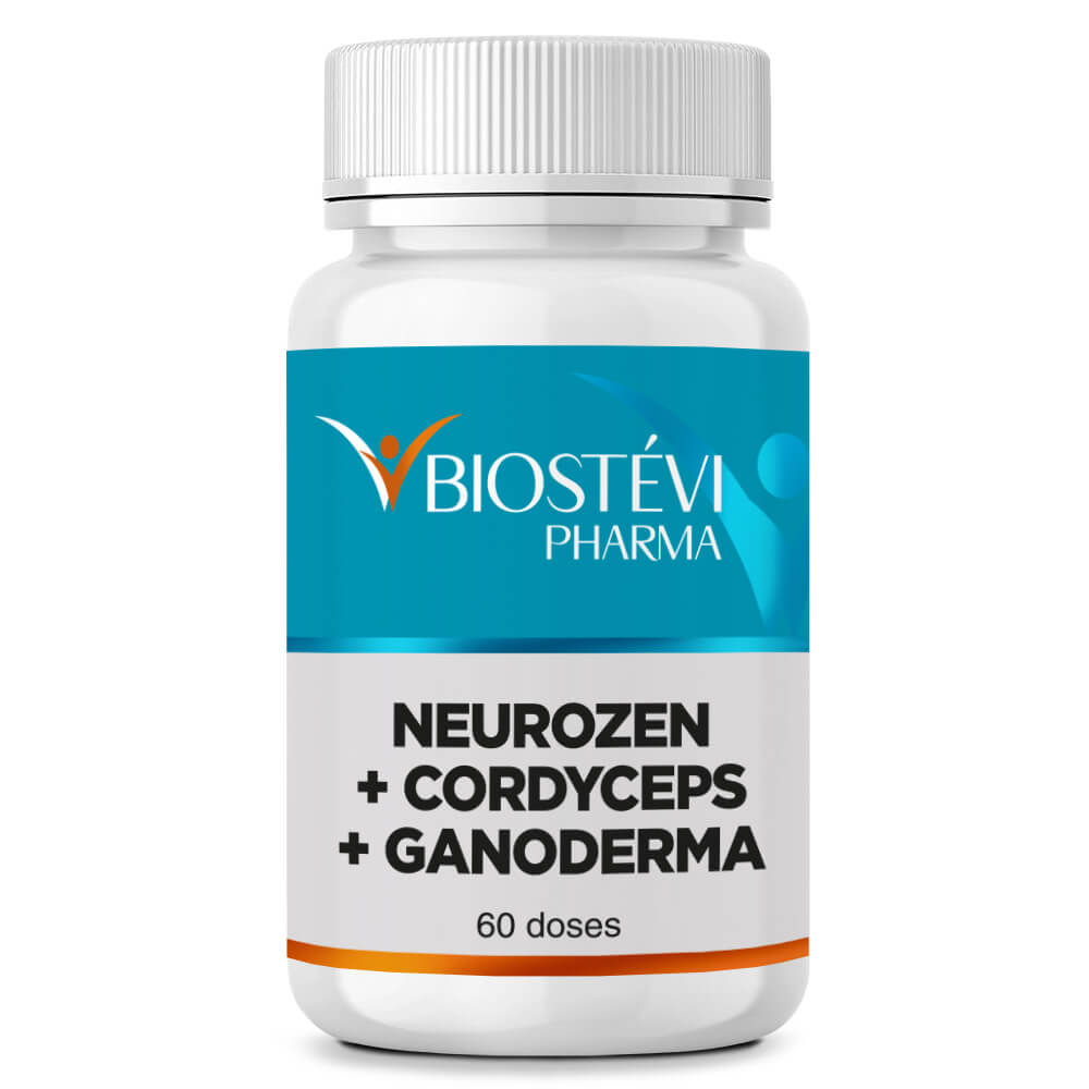 2346 - Composto Neural Neurozen + Cordyceps Sinensis + Ganoderma 60 Doses