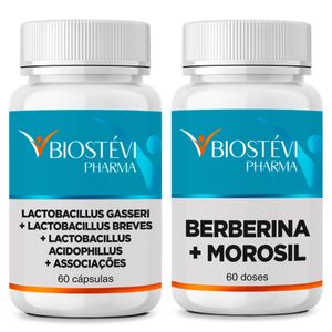Kit Lactobacillus para Emagrecimento + Composto para Auxiliar na Redução de Medidas e Colesterol