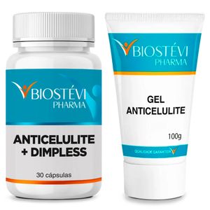 Kit Anticelulite + Dimpless 30 Cápsulas + Gel Anticelulite 100g