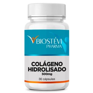 Colágeno Hidrolisado 500mg 30 Cápsulas