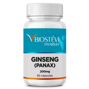 Ginseng (Panax) 200mg 60 Cápsulas