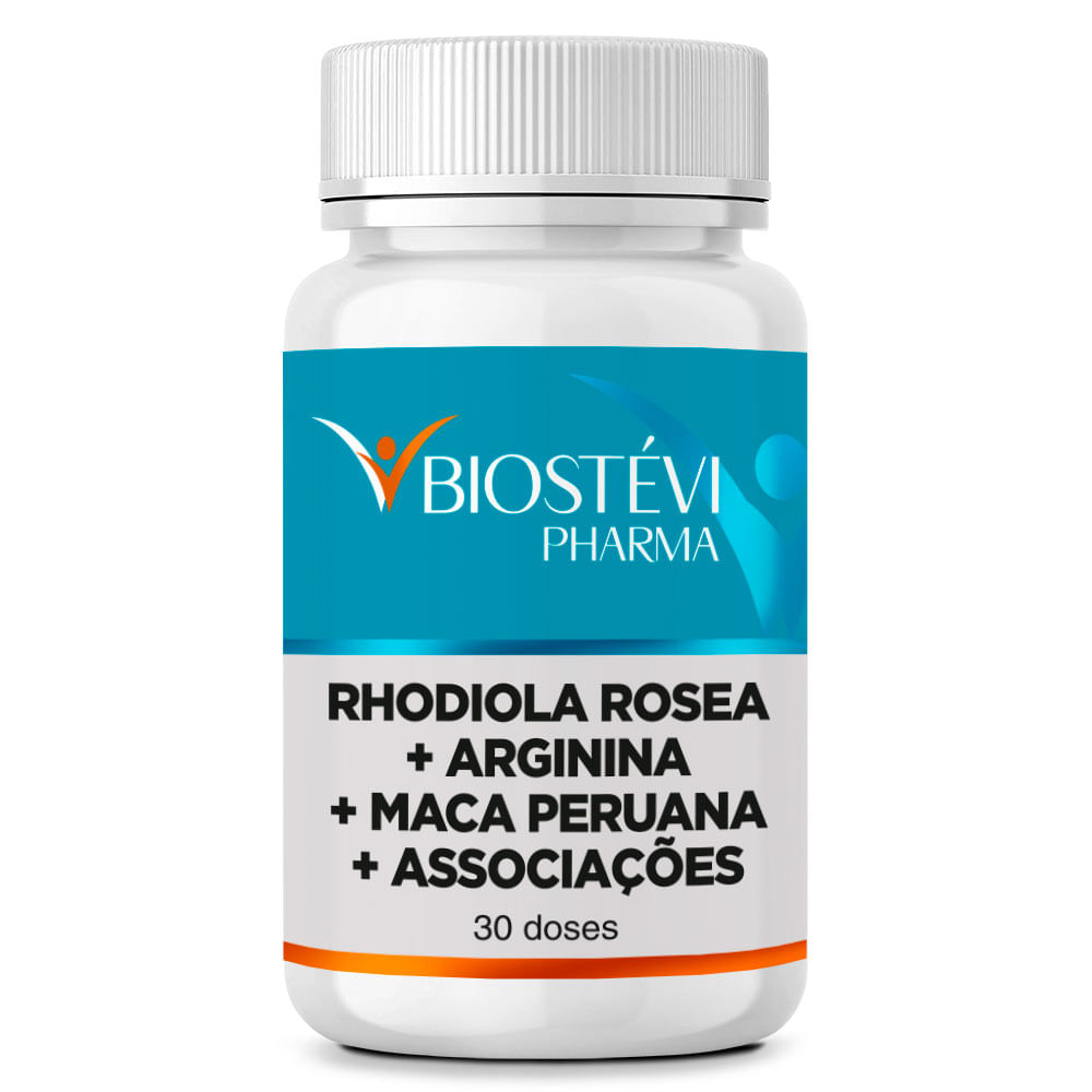 (Azulzinho Rosa) Rhodiola Rosea + Arginina + Associações 30 Doses