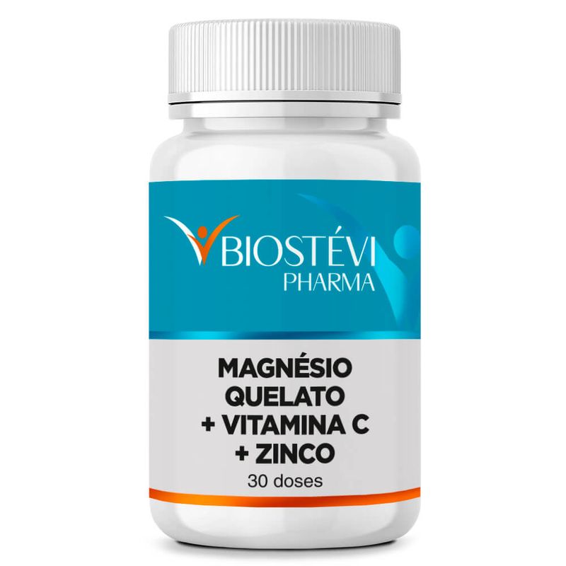 2125 - Imuno Booster - Magnésio Quelato + Vitamina C + Zinco 30 Doses